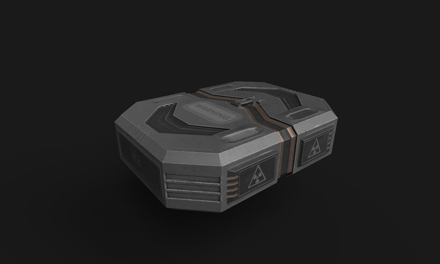 Neon wall - Treasury of cyberpunk hunter  Low-poly 3D model_7