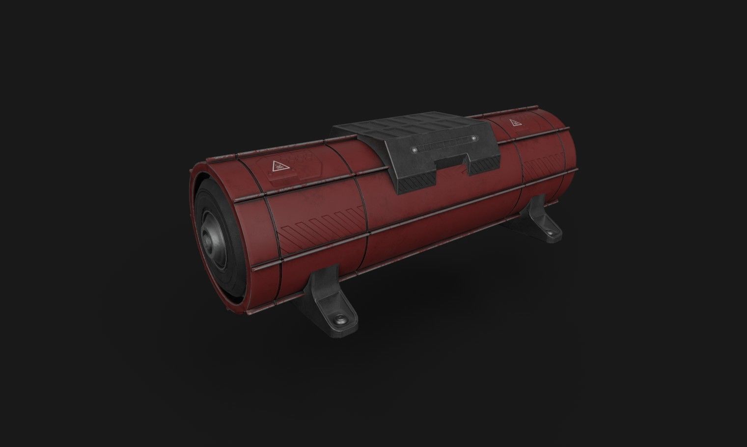 Neon wall - Treasury of cyberpunk hunter  Low-poly 3D model_10