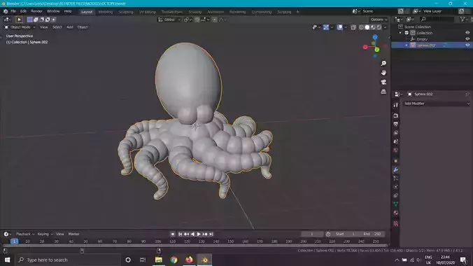 Octopus Free 3D model