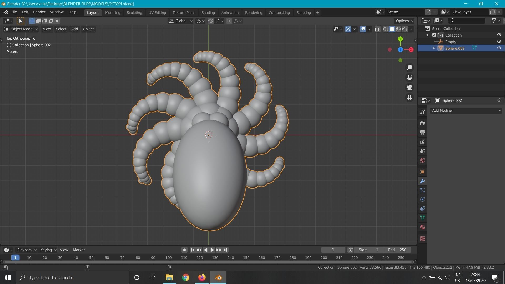 Octopus Free 3D model_2
