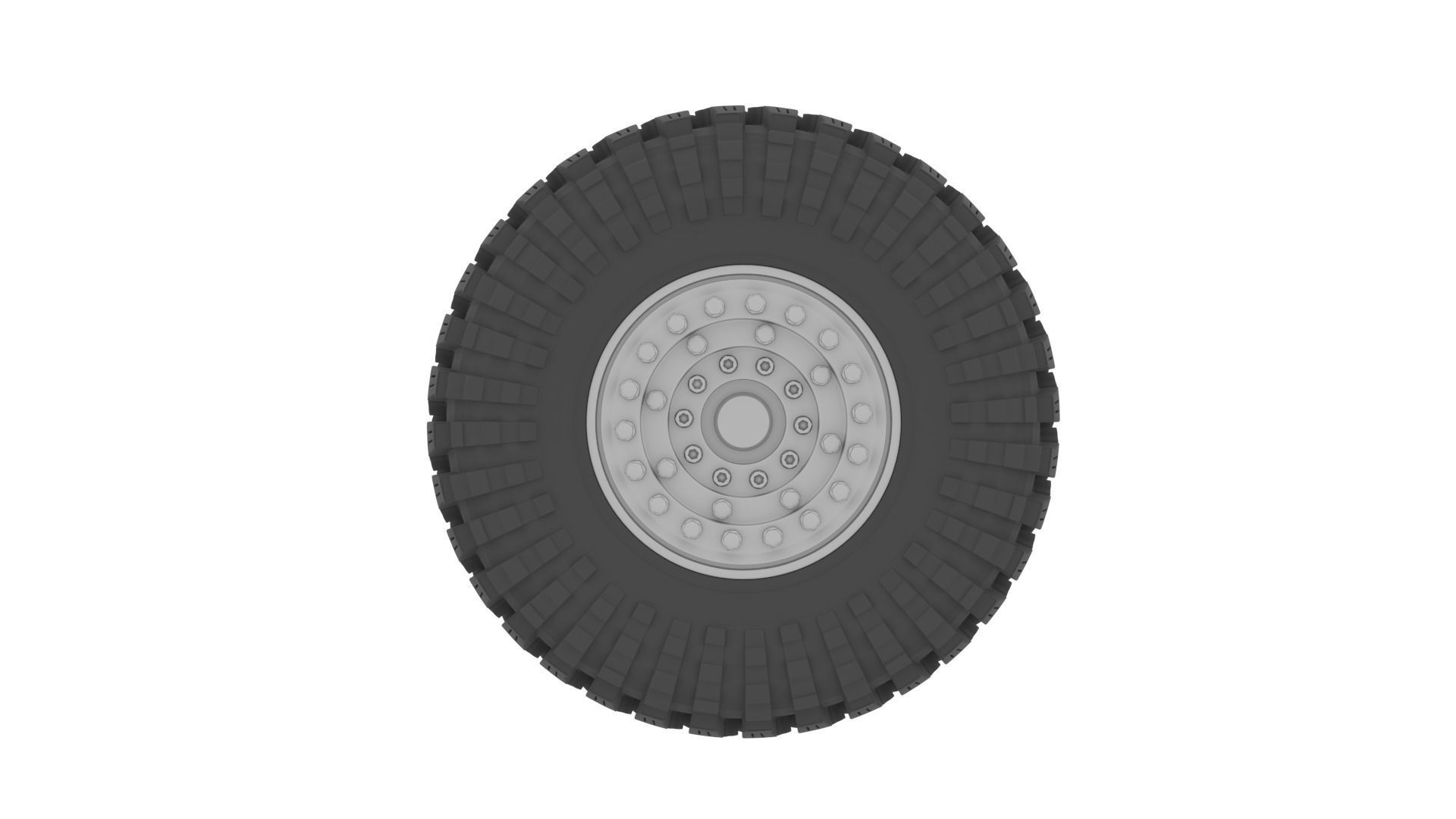offroad wheel 3D model_1