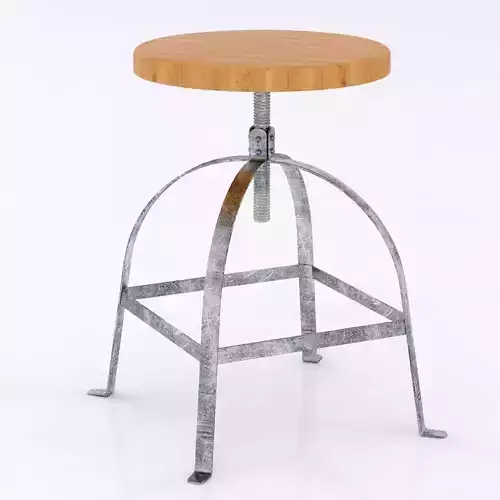 Artisan Stool Wood Seat