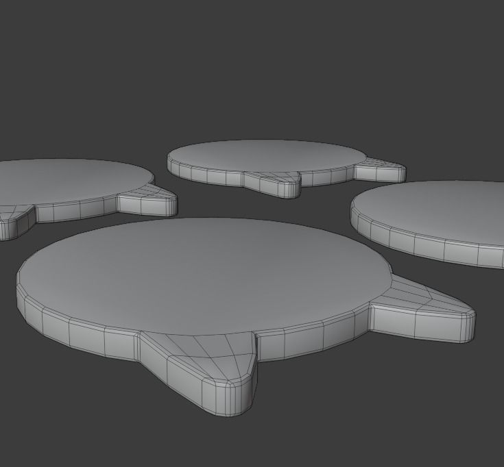 Cat House Props Low-poly 3D model_12