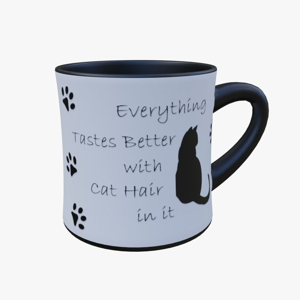 Cat House Props Low-poly 3D model_7