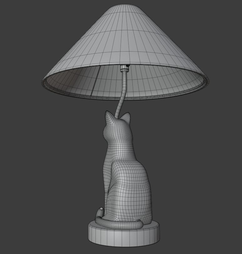 Cat House Props Low-poly 3D model_5