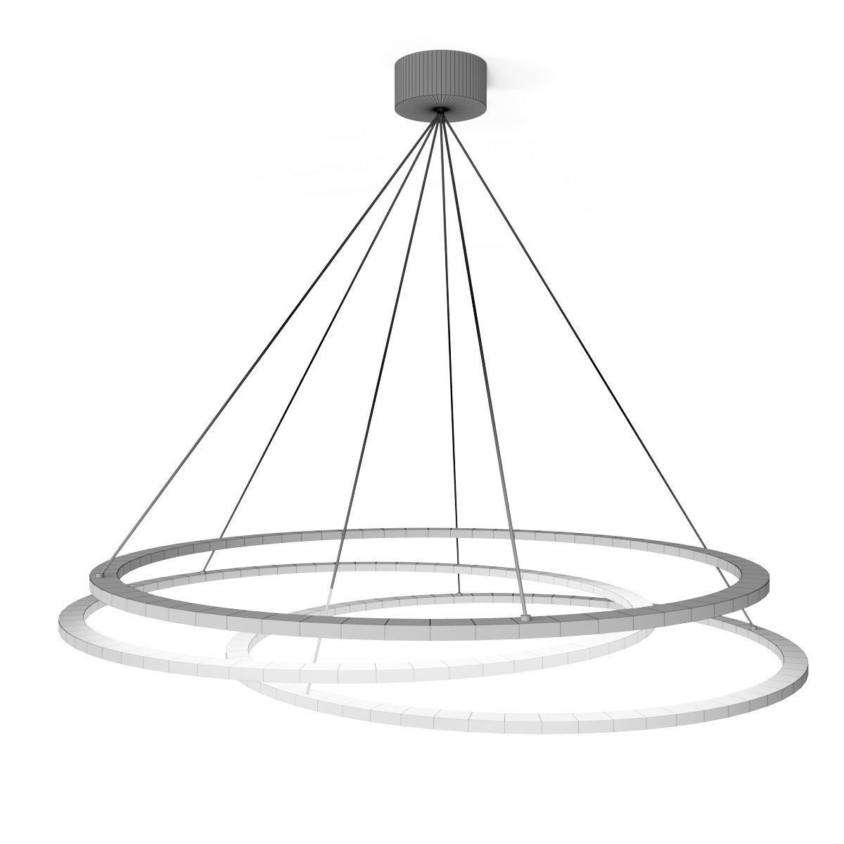 Led ceiling lamp A 3D model_4