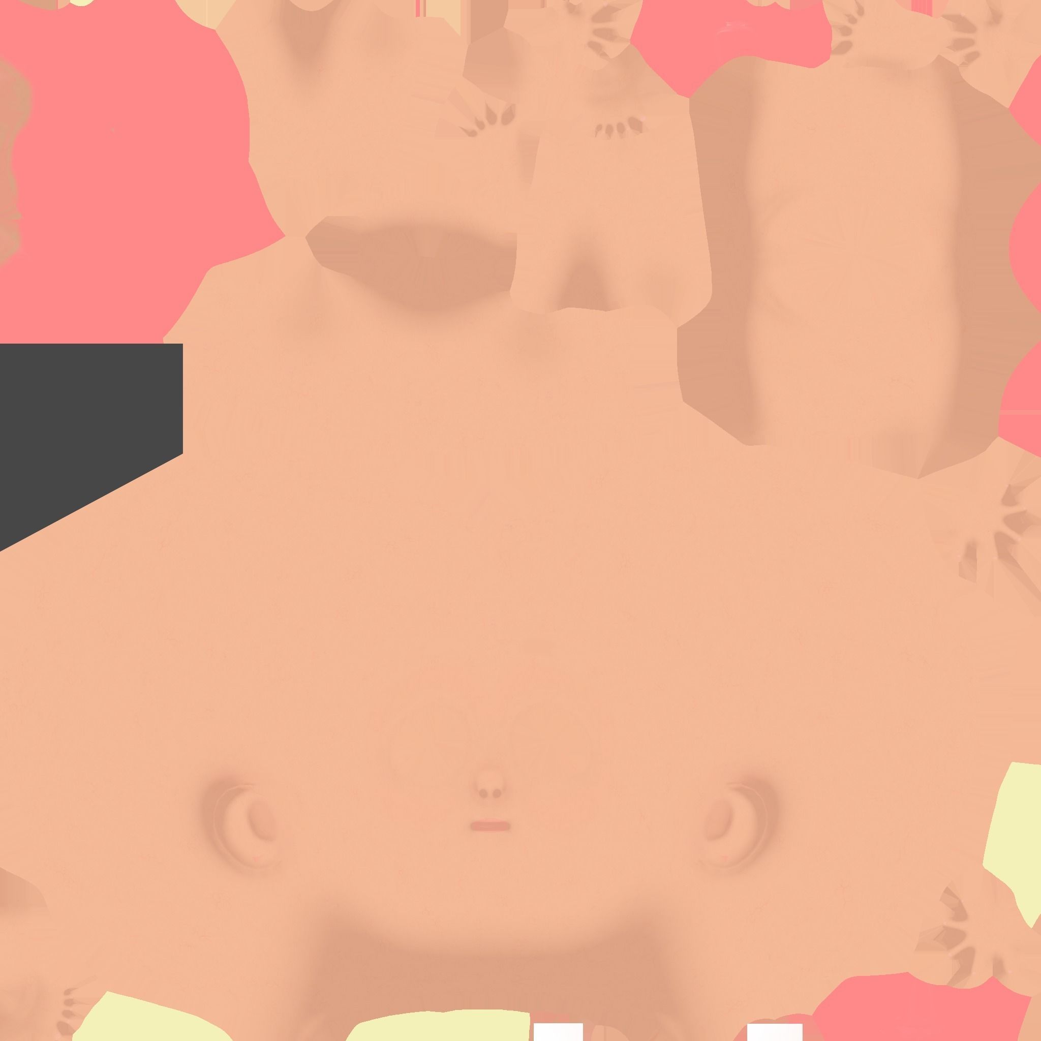 Cartoon Baby Boy Rigged 3D model 3D model_9