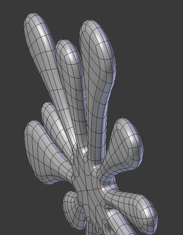 Splash Clock 3D model_7