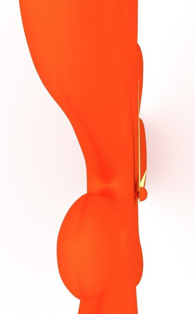 Splash Clock 3D model_5