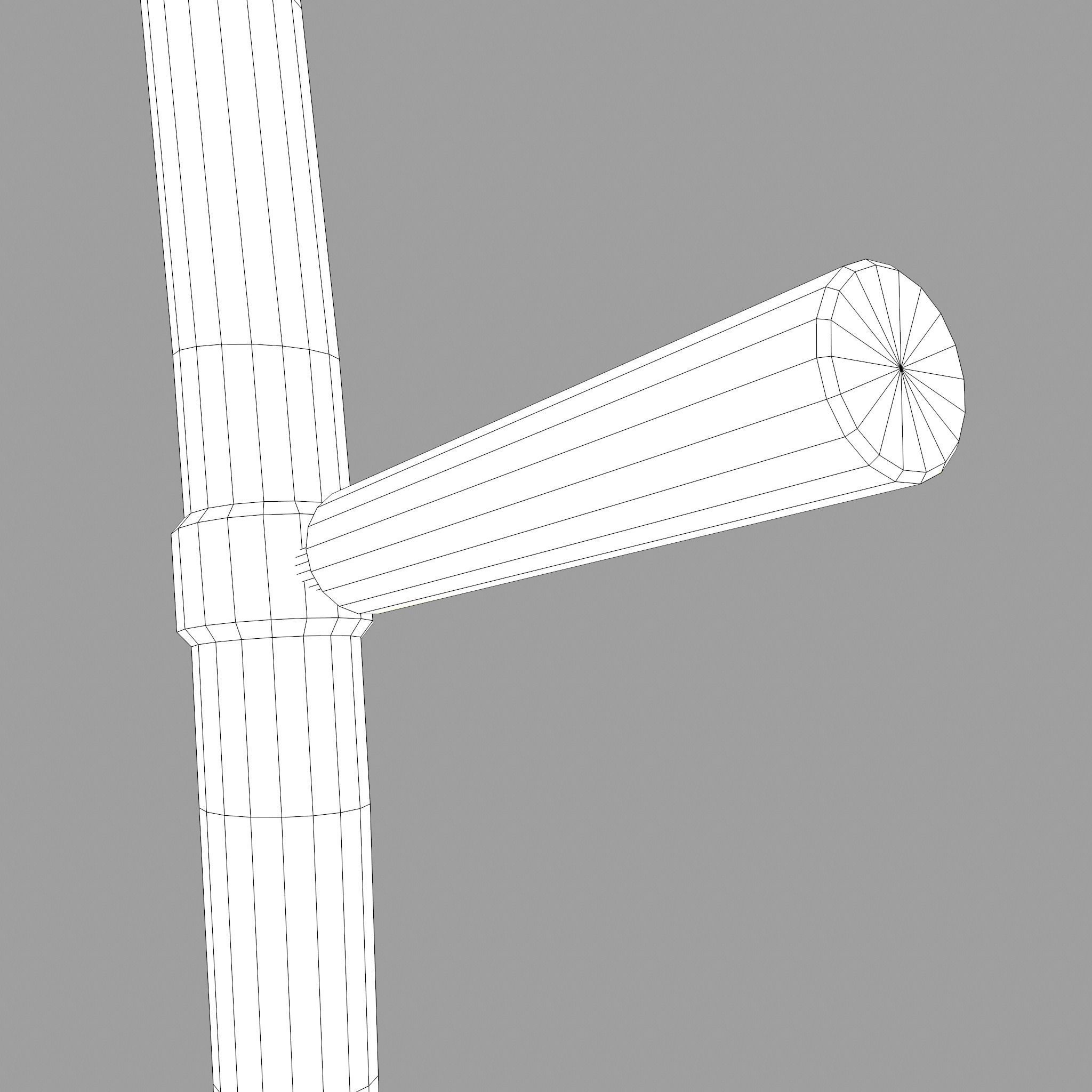 Scythe Low-poly 3D model_40