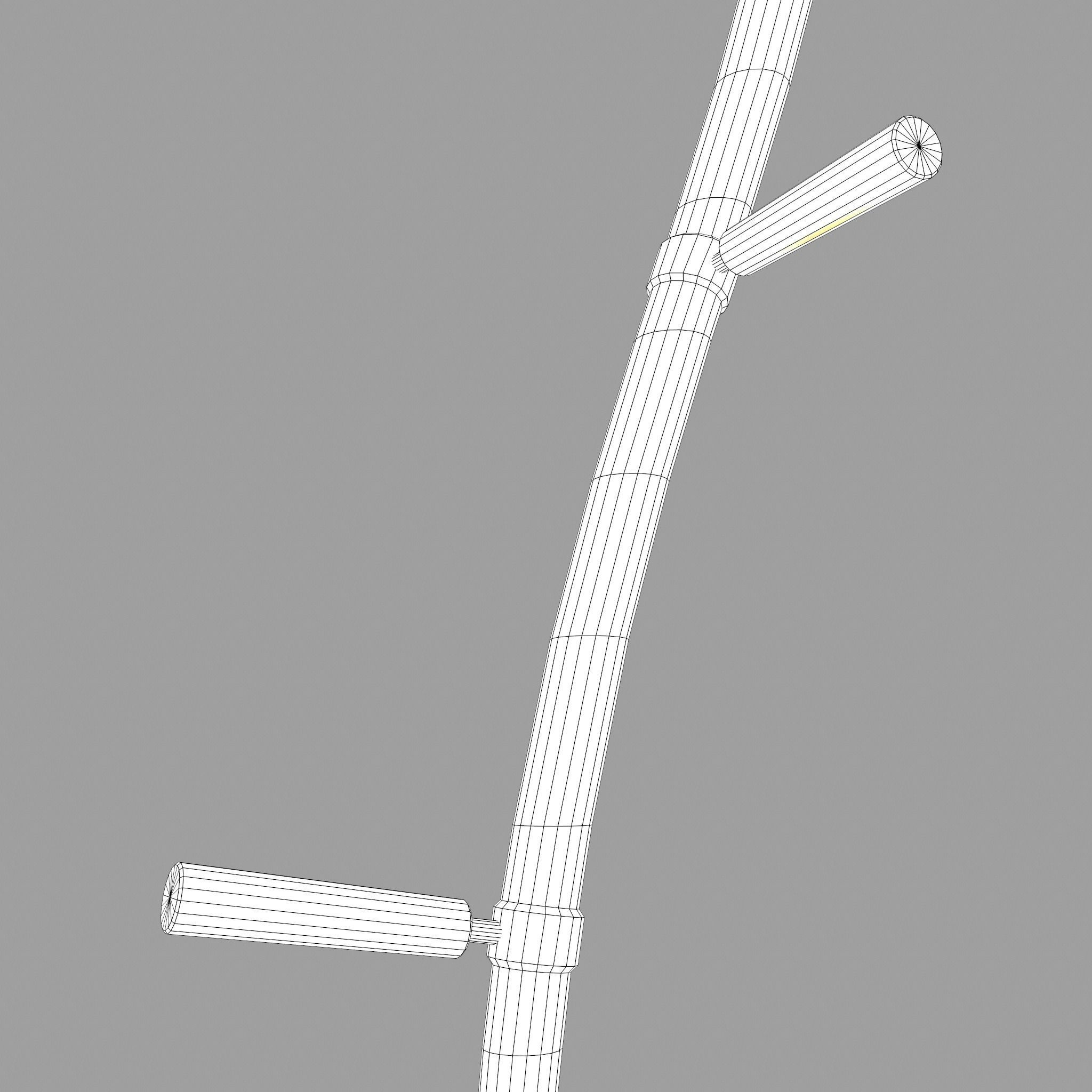 Scythe Low-poly 3D model_37