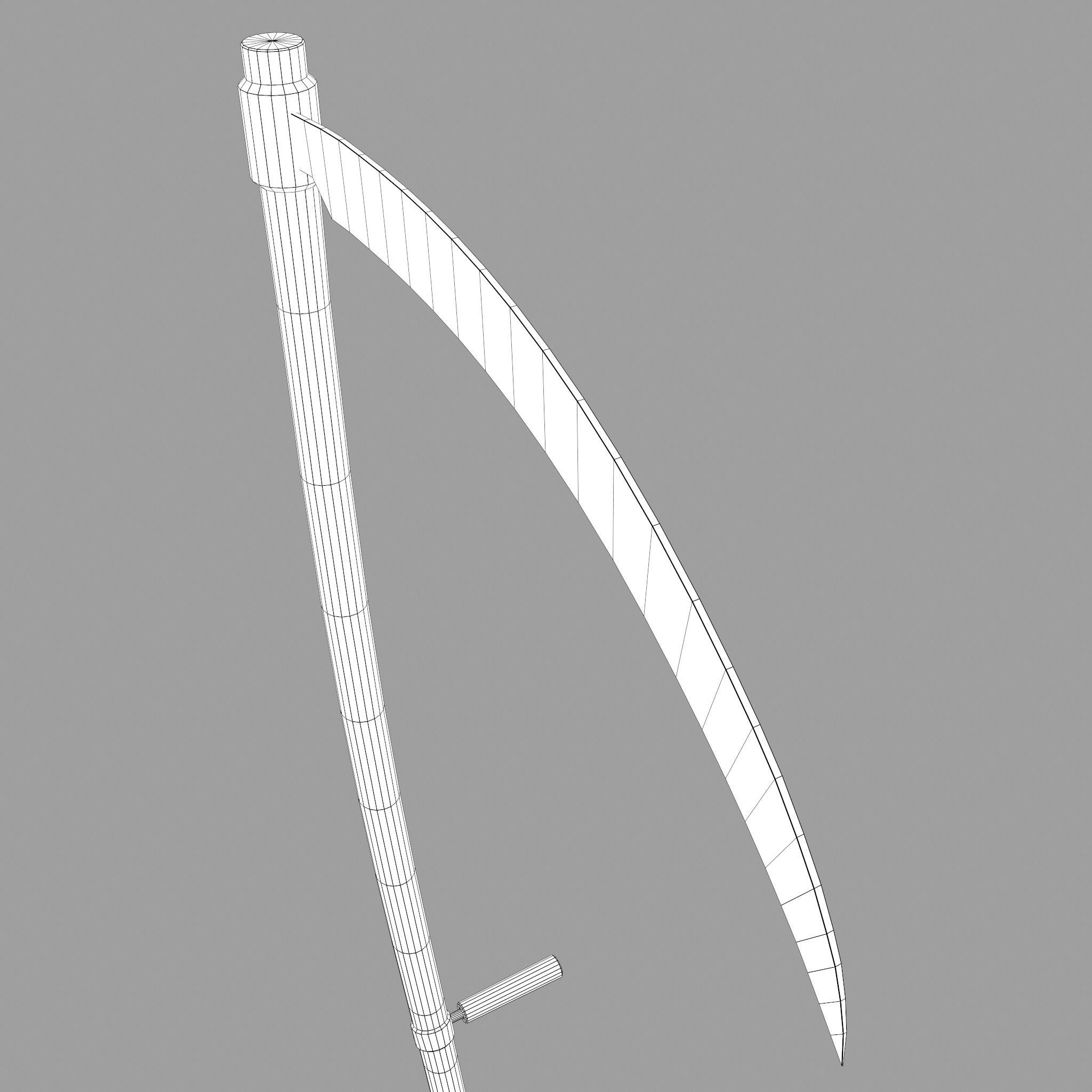 Scythe Low-poly 3D model_42
