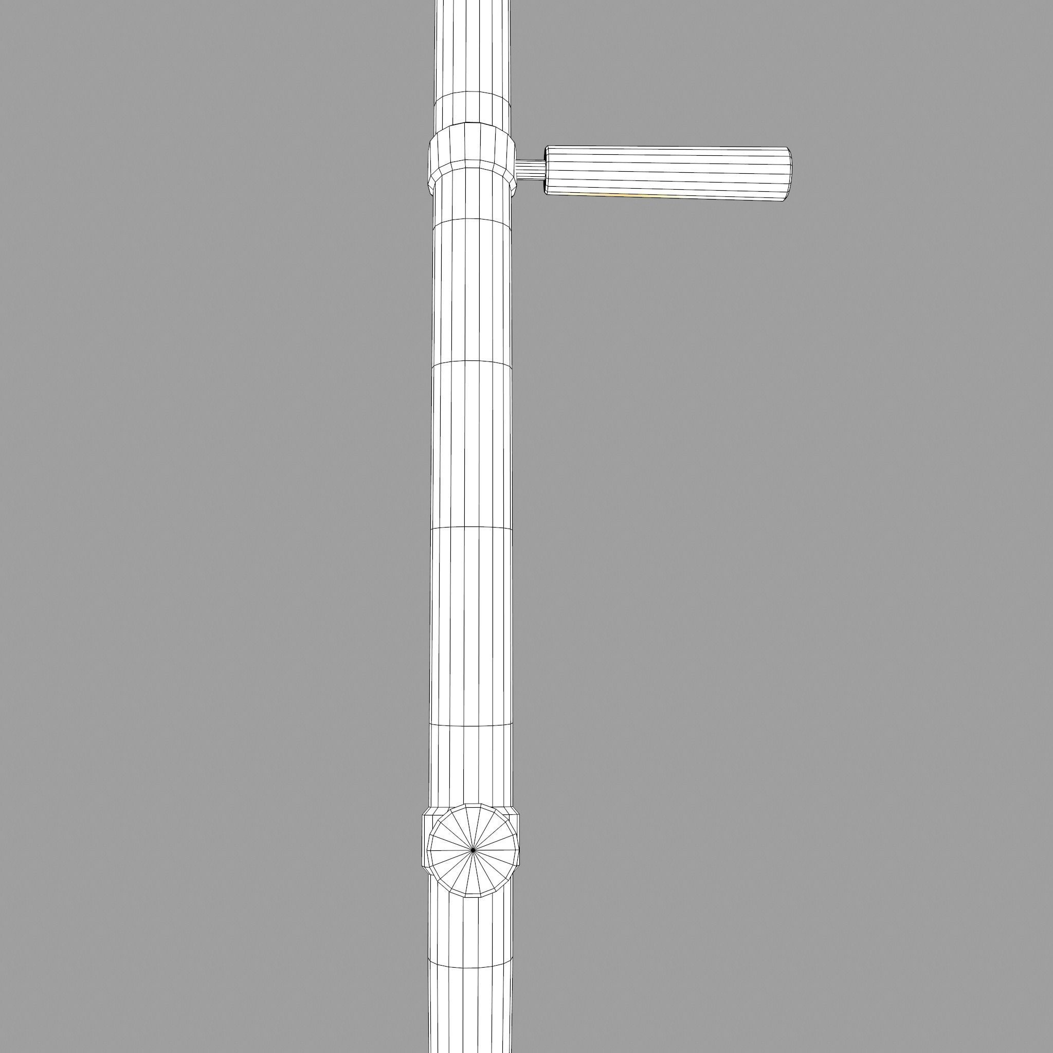 Scythe Low-poly 3D model_38