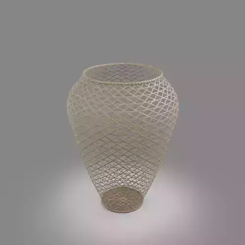 Woven Basket 8 with PBR texture
