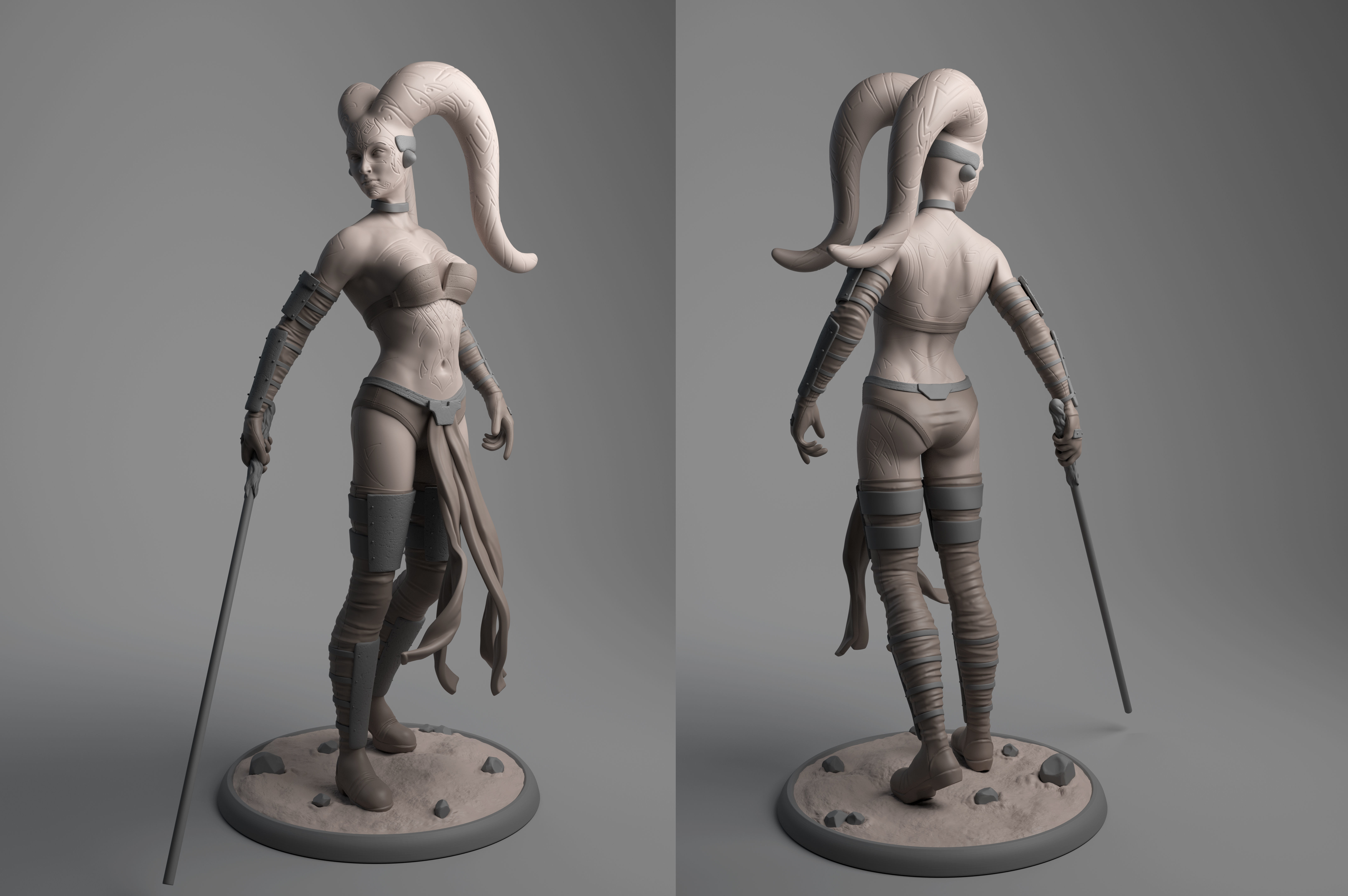 Darth Talon 3D print model_6