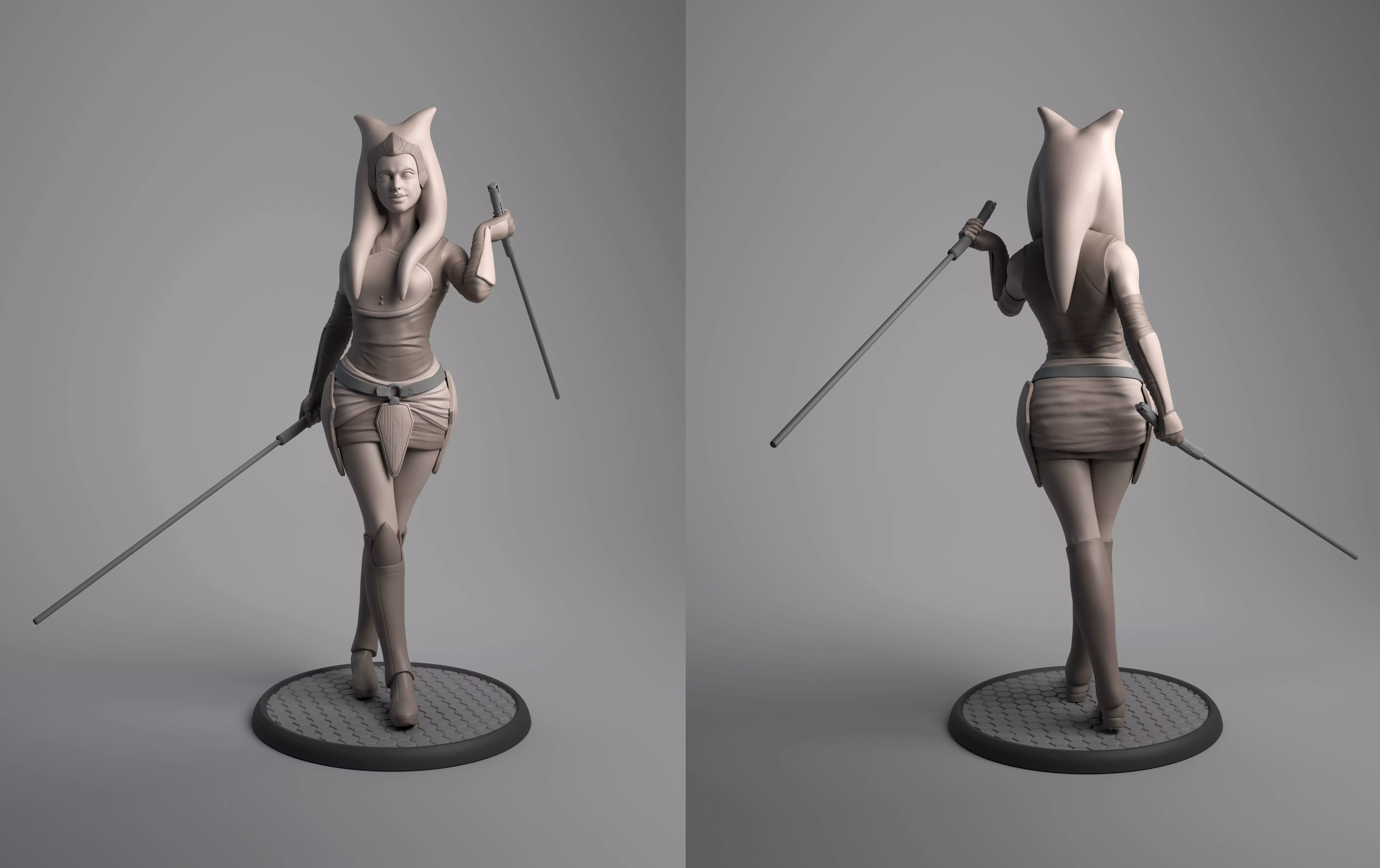Ahsoka Tano 3D print model_0