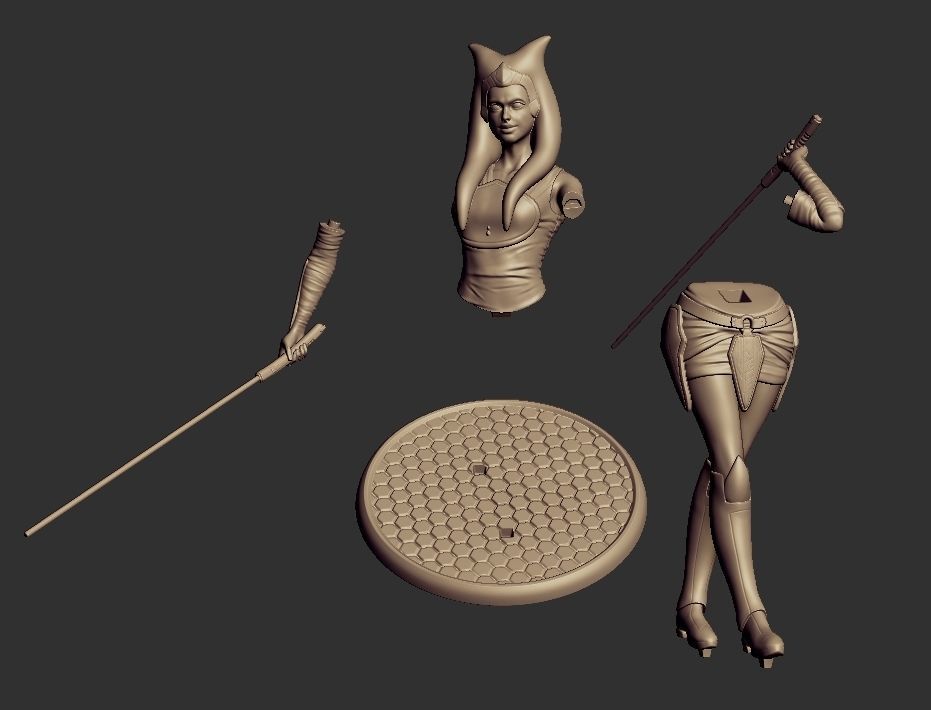 Ahsoka Tano 3D print model_1