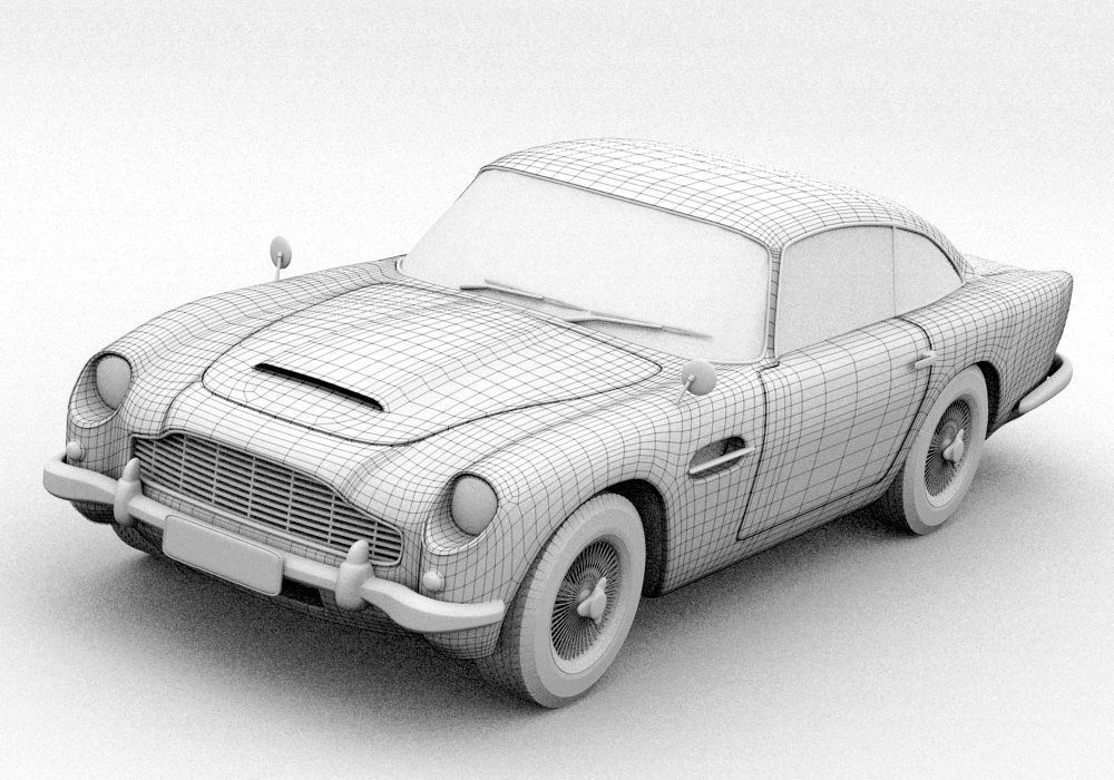 Aston Martin db5 3D model_6