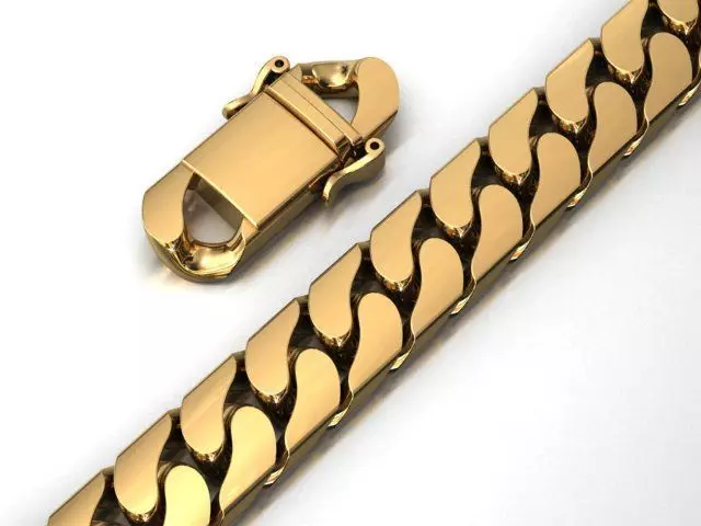 13 MM MIAMI CUBAN LINK CHAIN BRACELET OR NECKLACE 3D print model