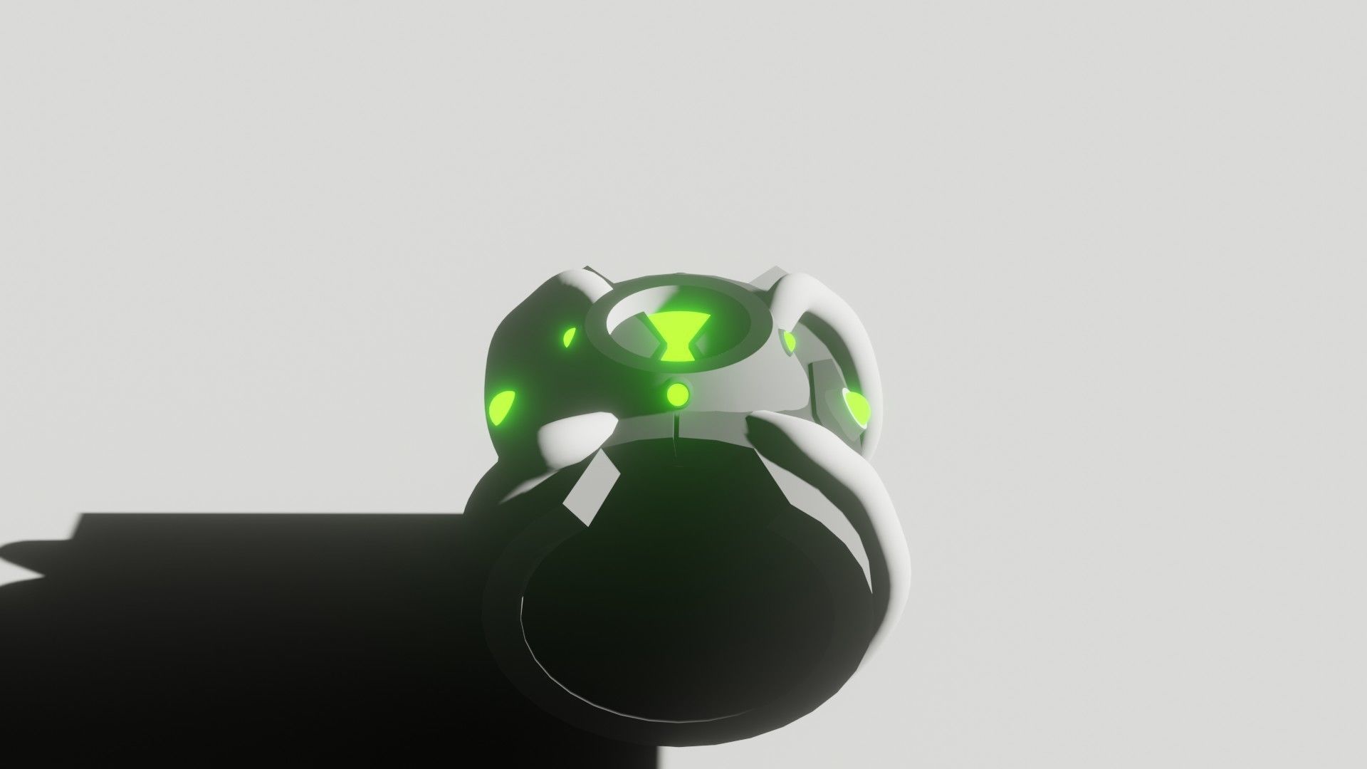 Ben 10 omnitrix Low-poly 3D model_2