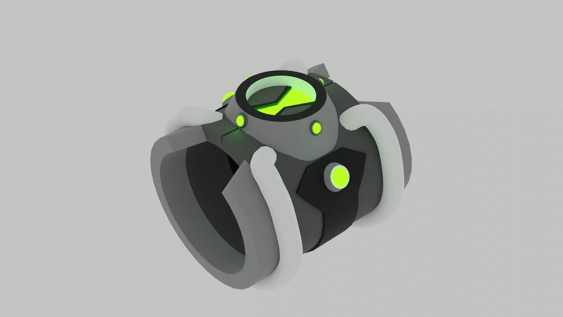 Ben 10 omnitrix Low-poly 3D model_0
