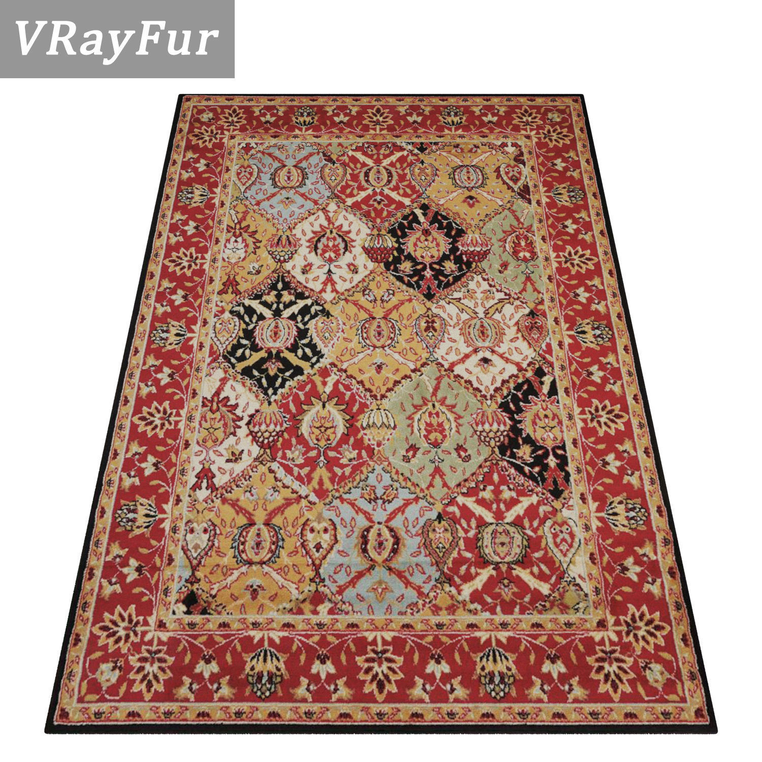 Rug Set 1110 3D model_2