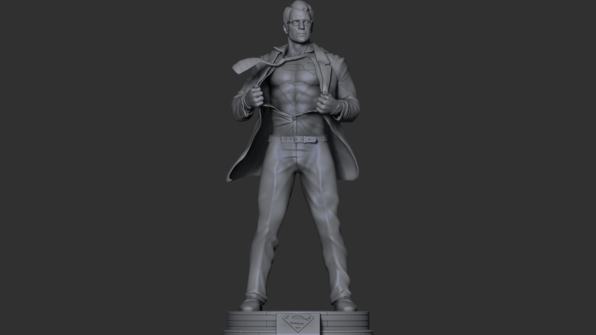 Superman - Clark Kent - 3D Print 3D print model_7