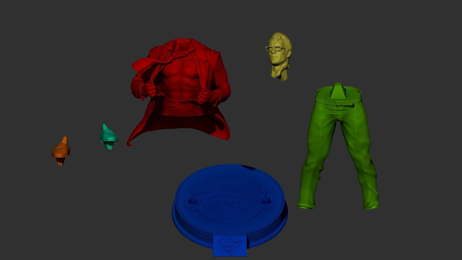 Superman - Clark Kent - 3D Print 3D print model_14