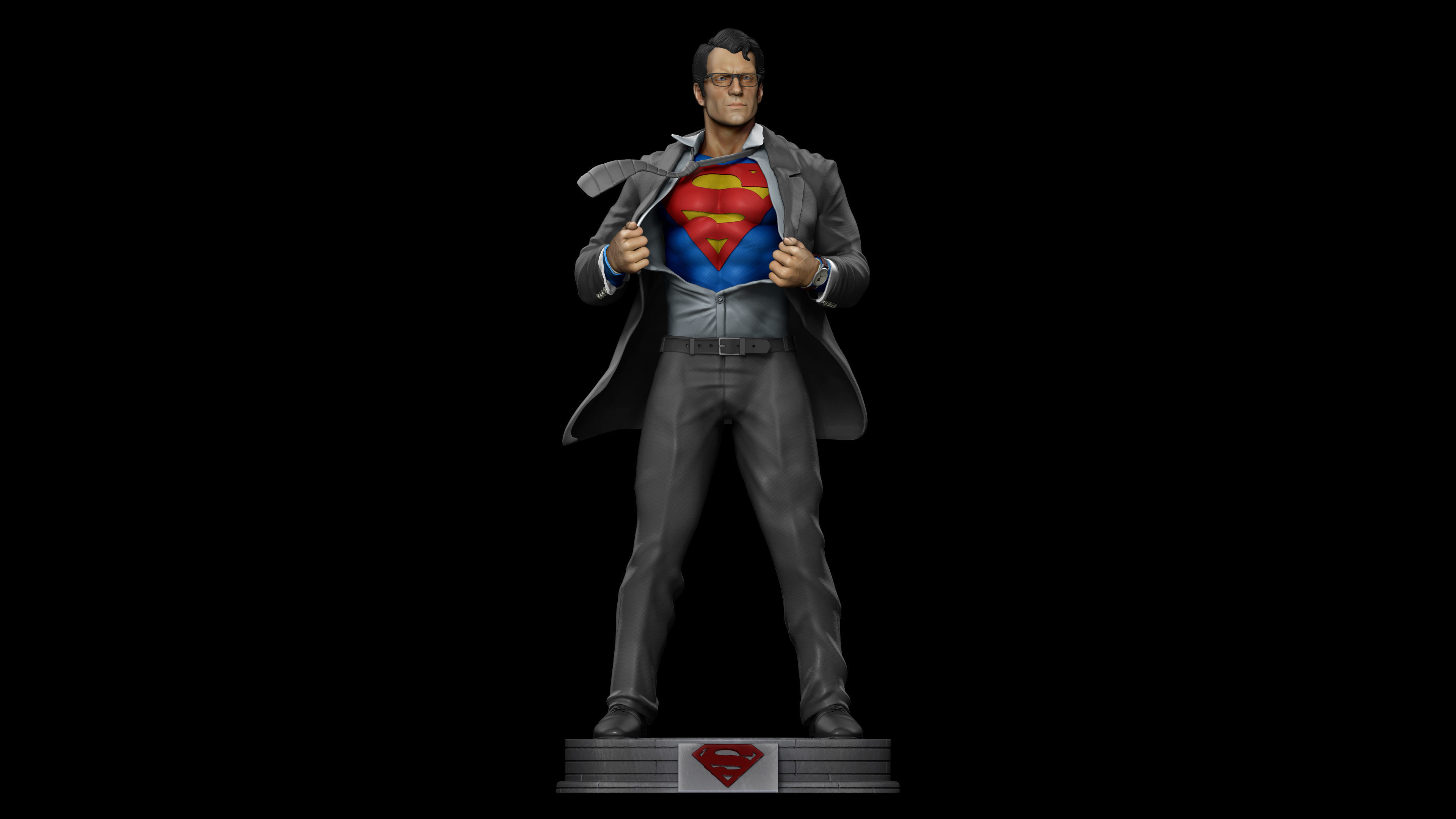 Superman - Clark Kent - 3D Print 3D print model_2