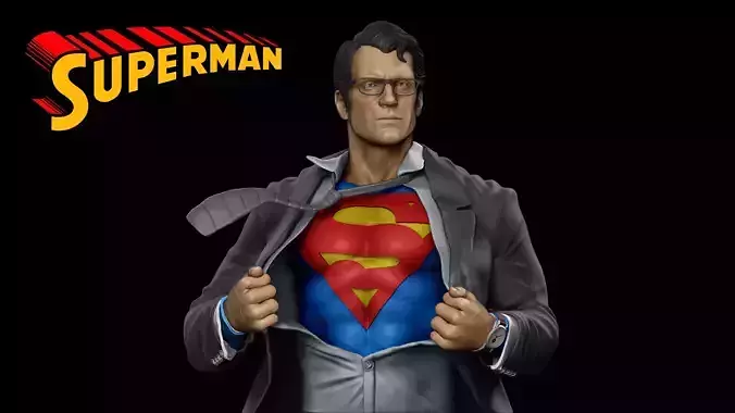 Superman - Clark Kent - 3D Print 3D print model