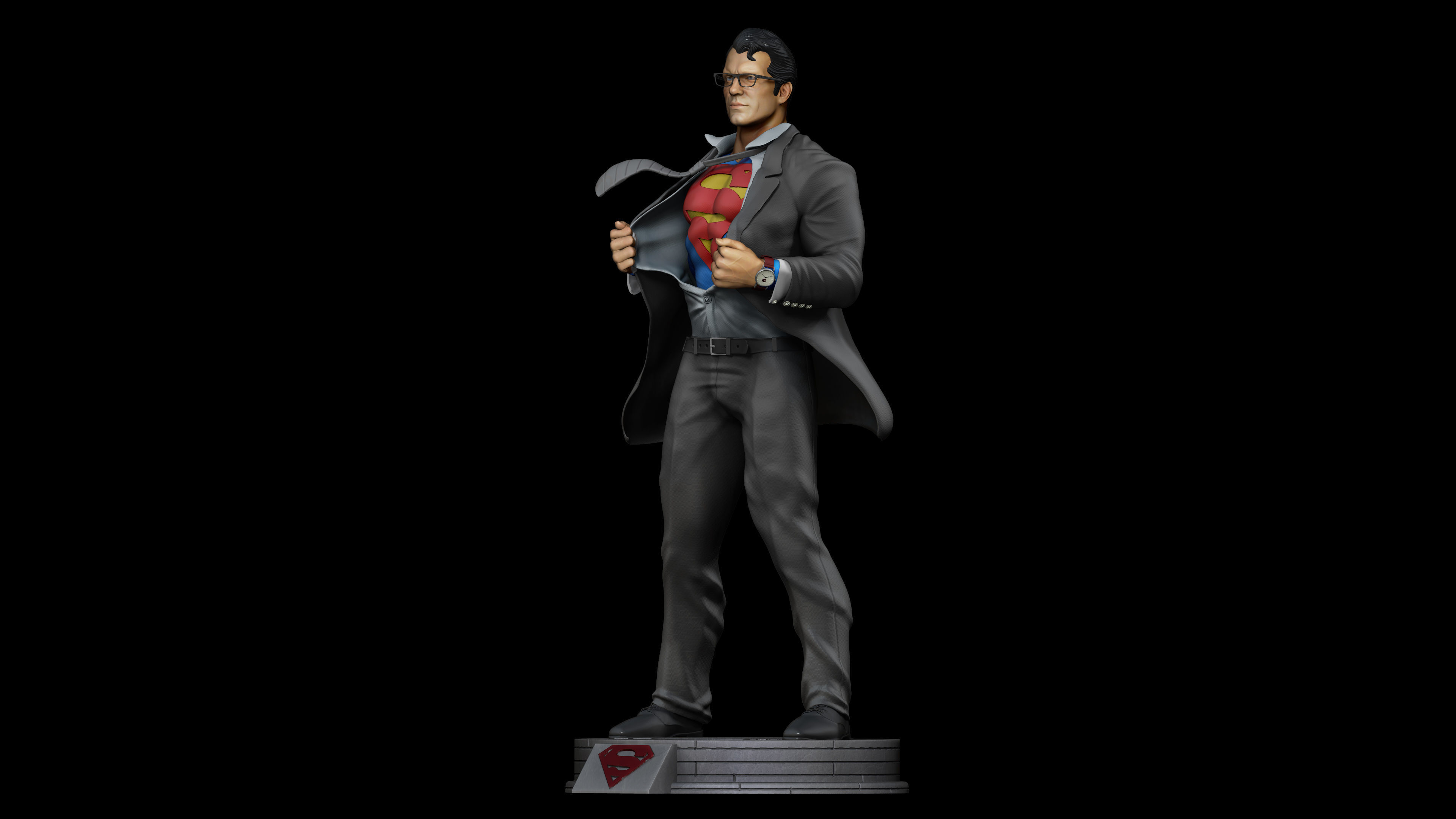 Superman - Clark Kent - 3D Print 3D print model_4