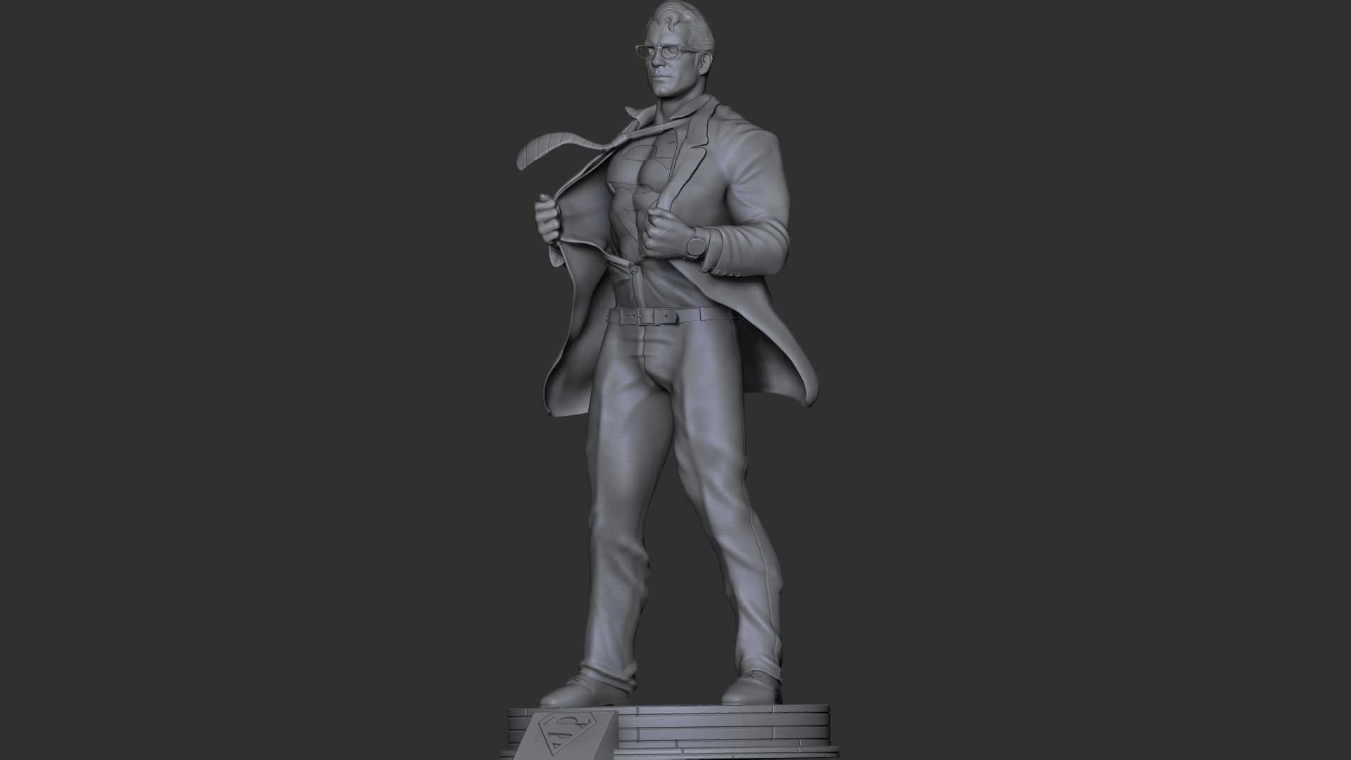 Superman - Clark Kent - 3D Print 3D print model_9