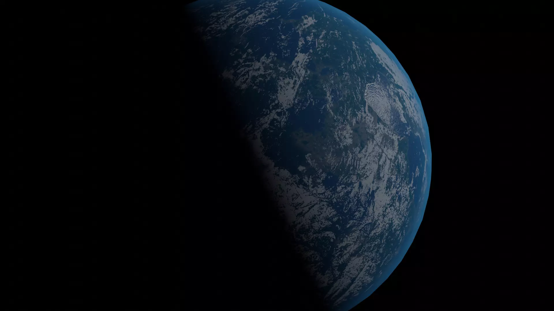 Earth from space Free 3D model