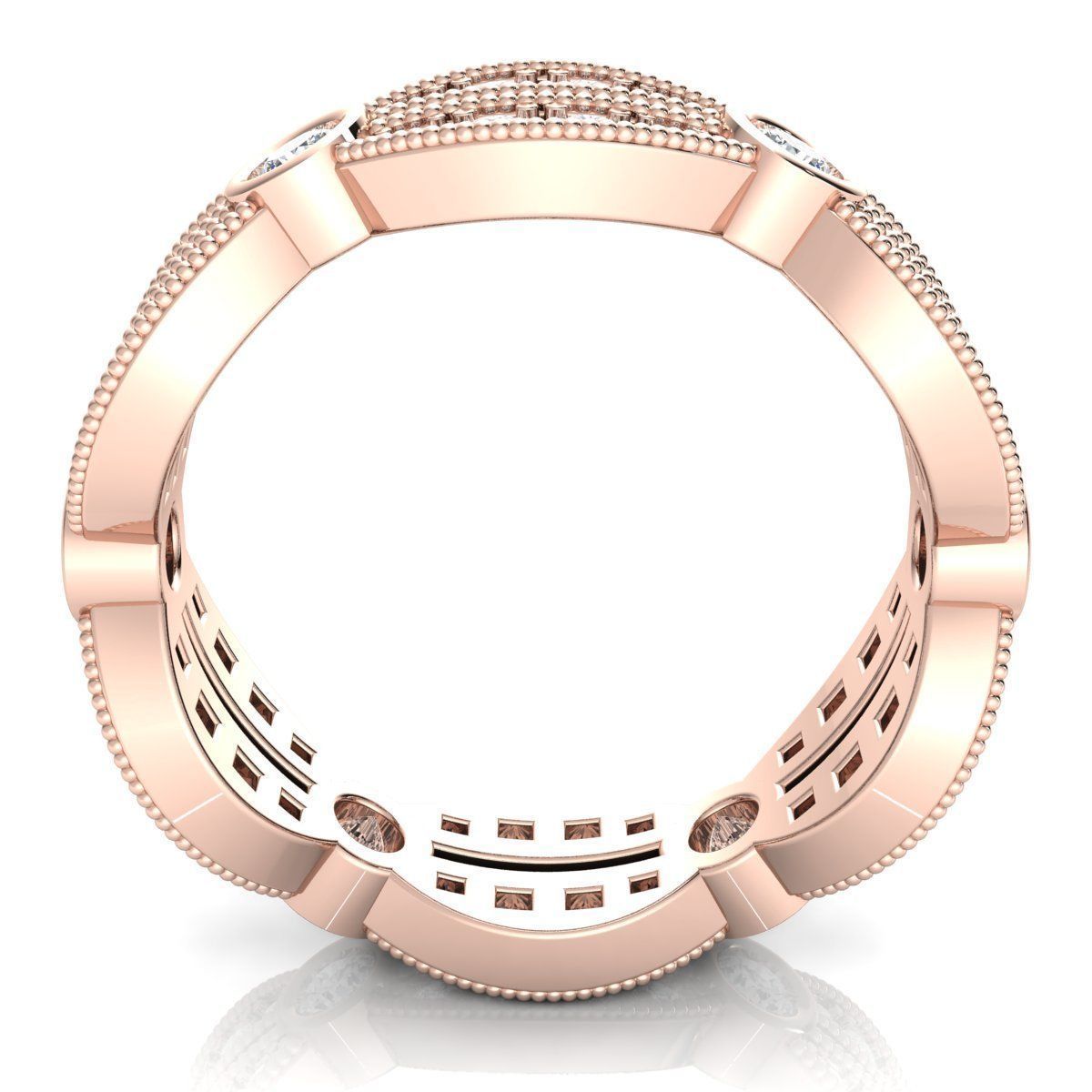 fancy Ring  3D print model_6