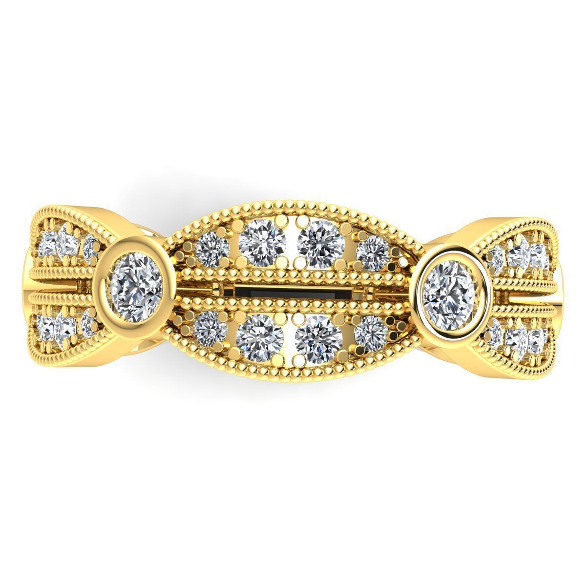 fancy Ring  3D print model_4