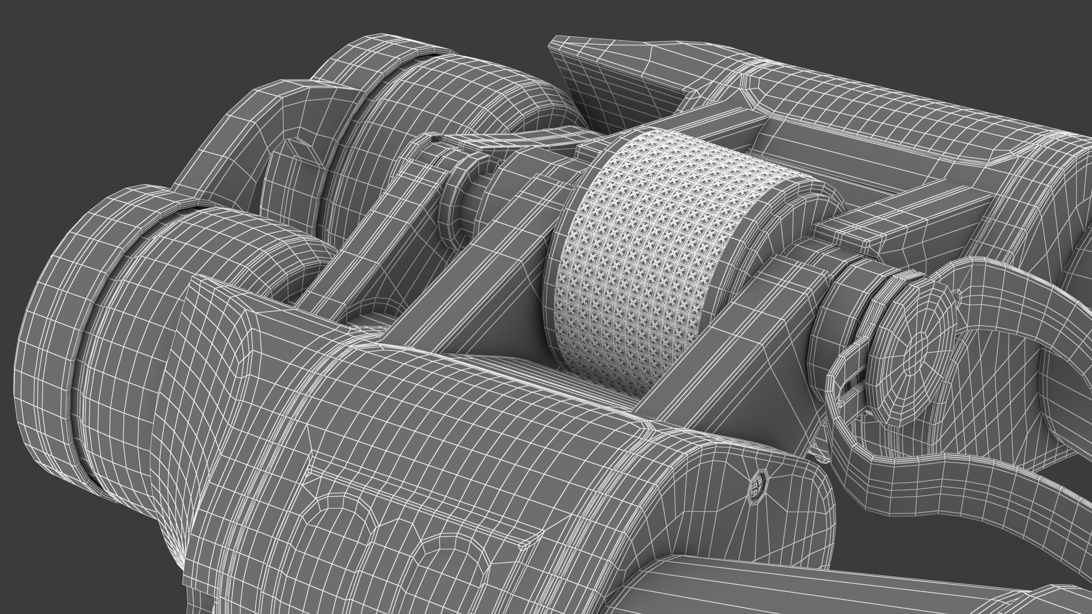 10x50mm Binocular 3D model_21