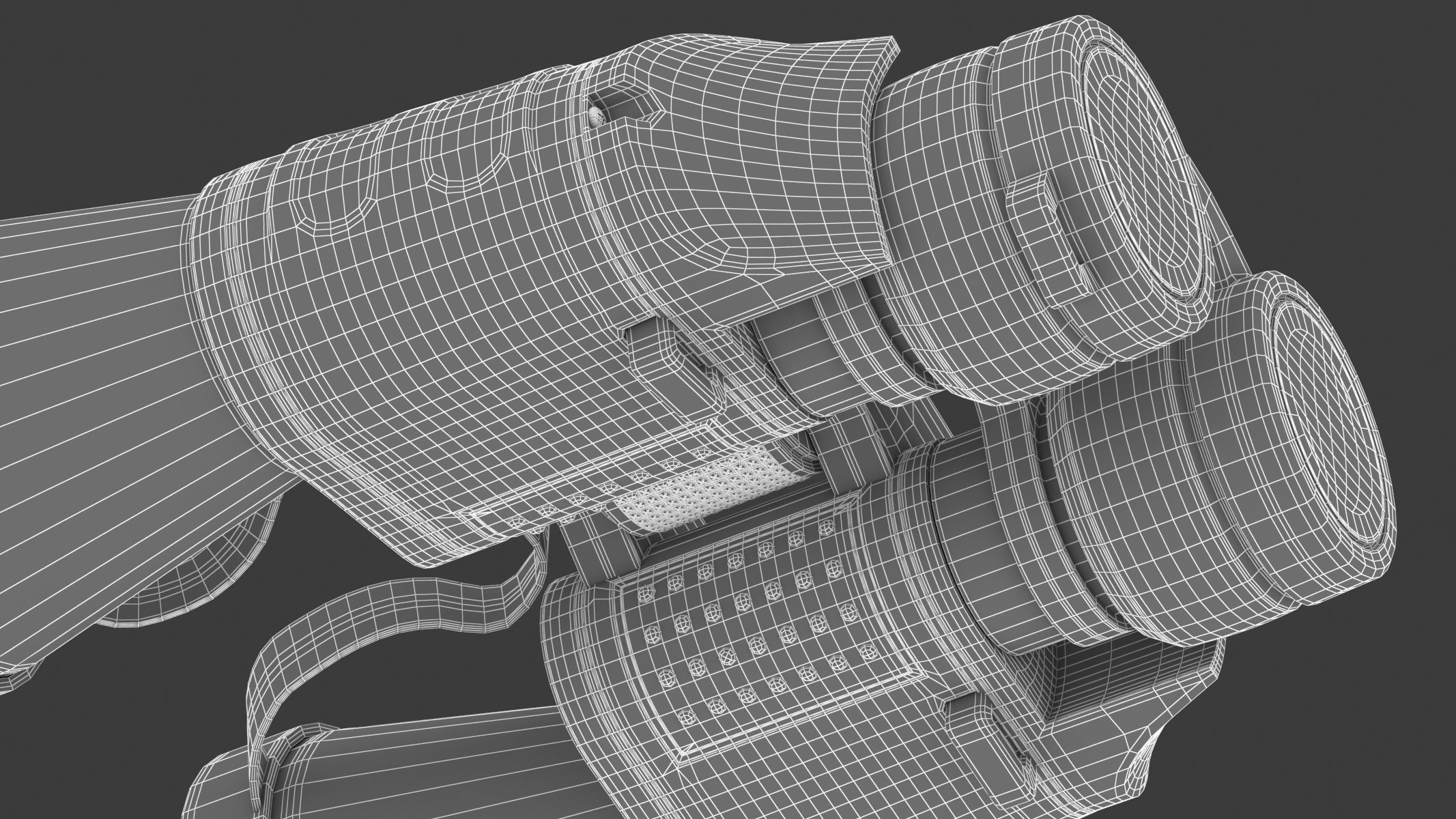 10x50mm Binocular 3D model_23