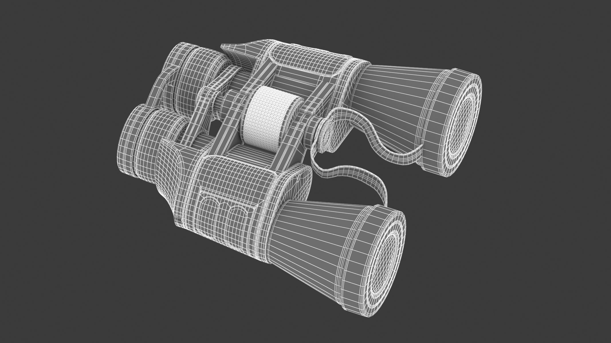 10x50mm Binocular 3D model_19