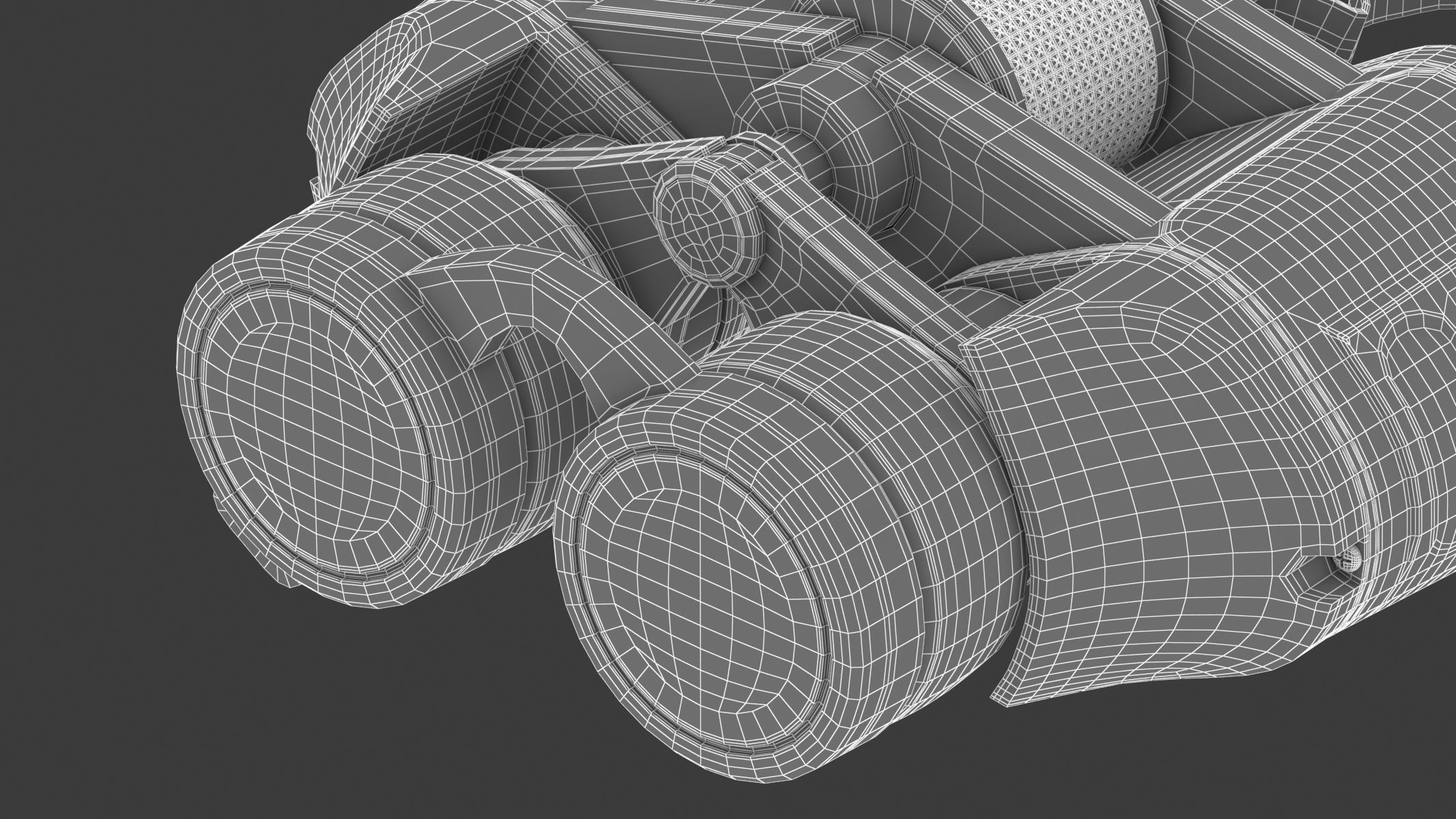 10x50mm Binocular 3D model_22