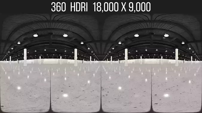Exhibition Hall - Warehouse interior - HDRI