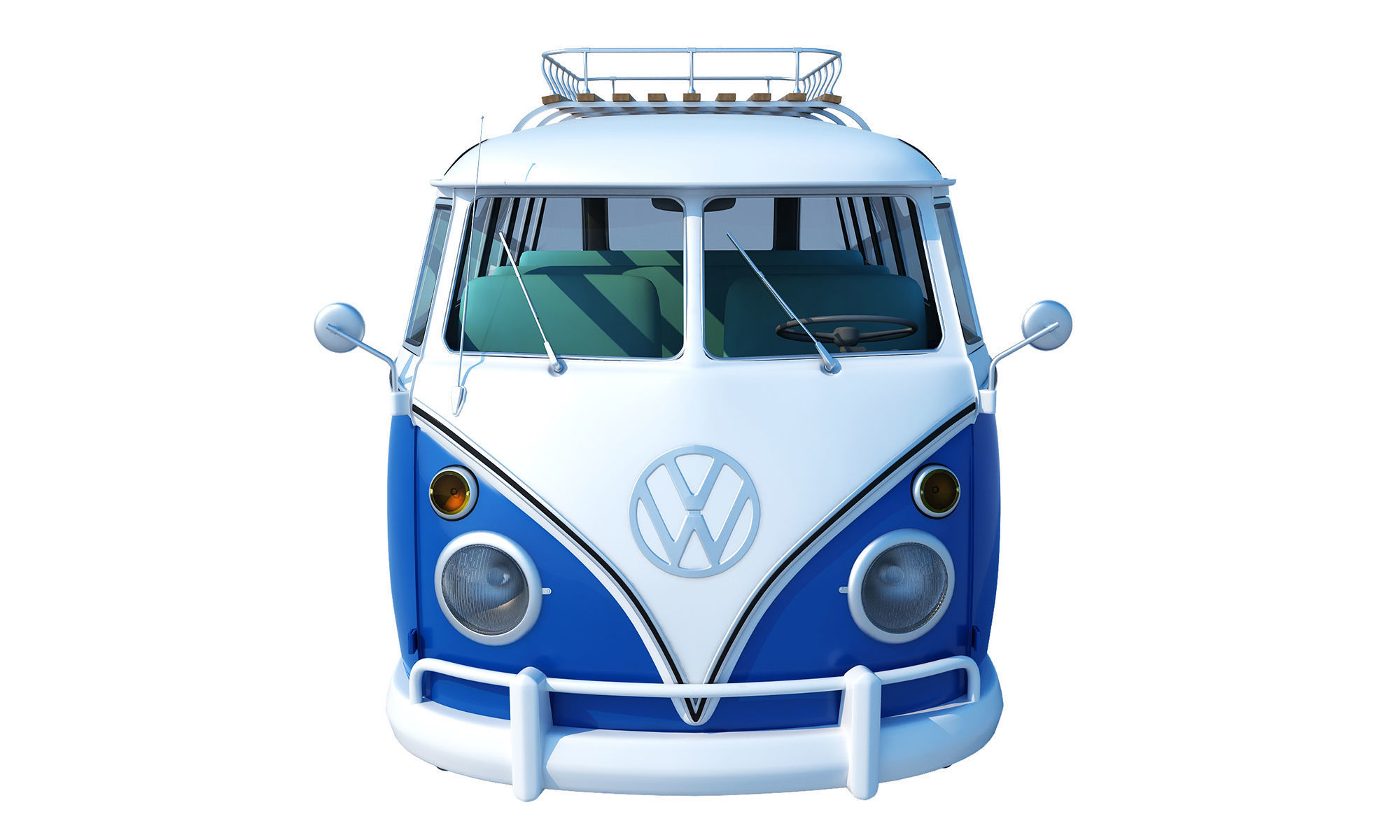 Volkswagen Camping Bus 3D model_9