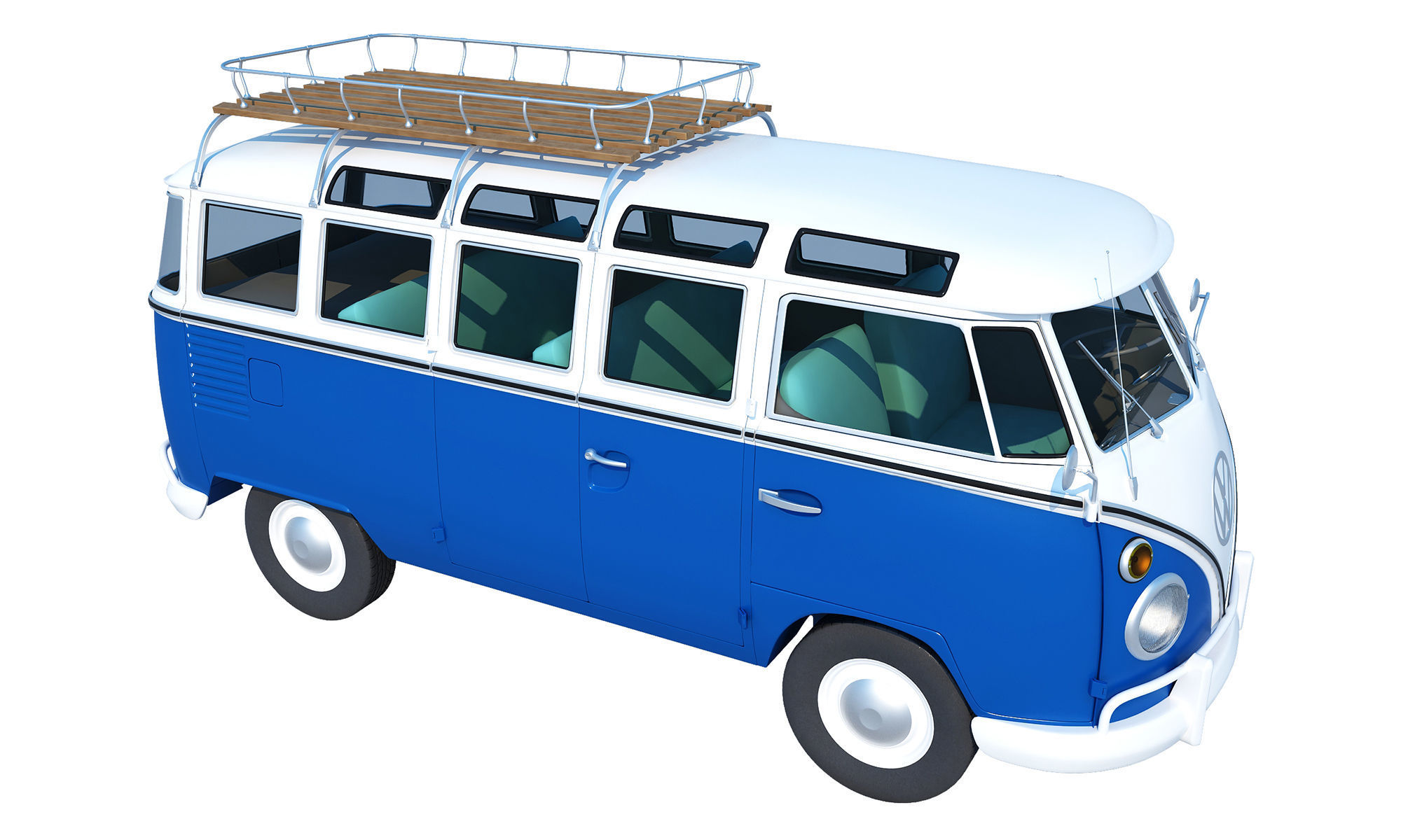 Volkswagen Camping Bus 3D model_4
