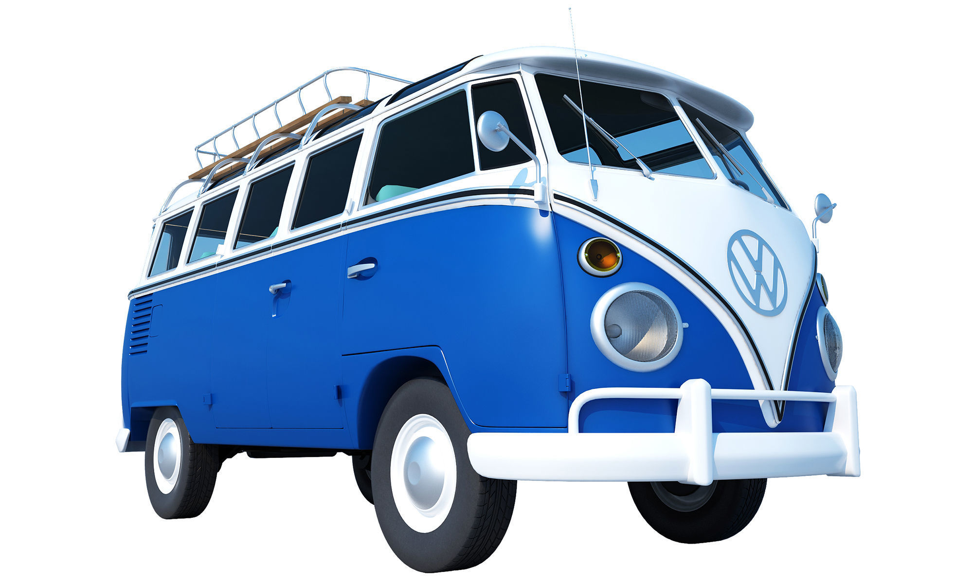 Volkswagen Camping Bus 3D model_7