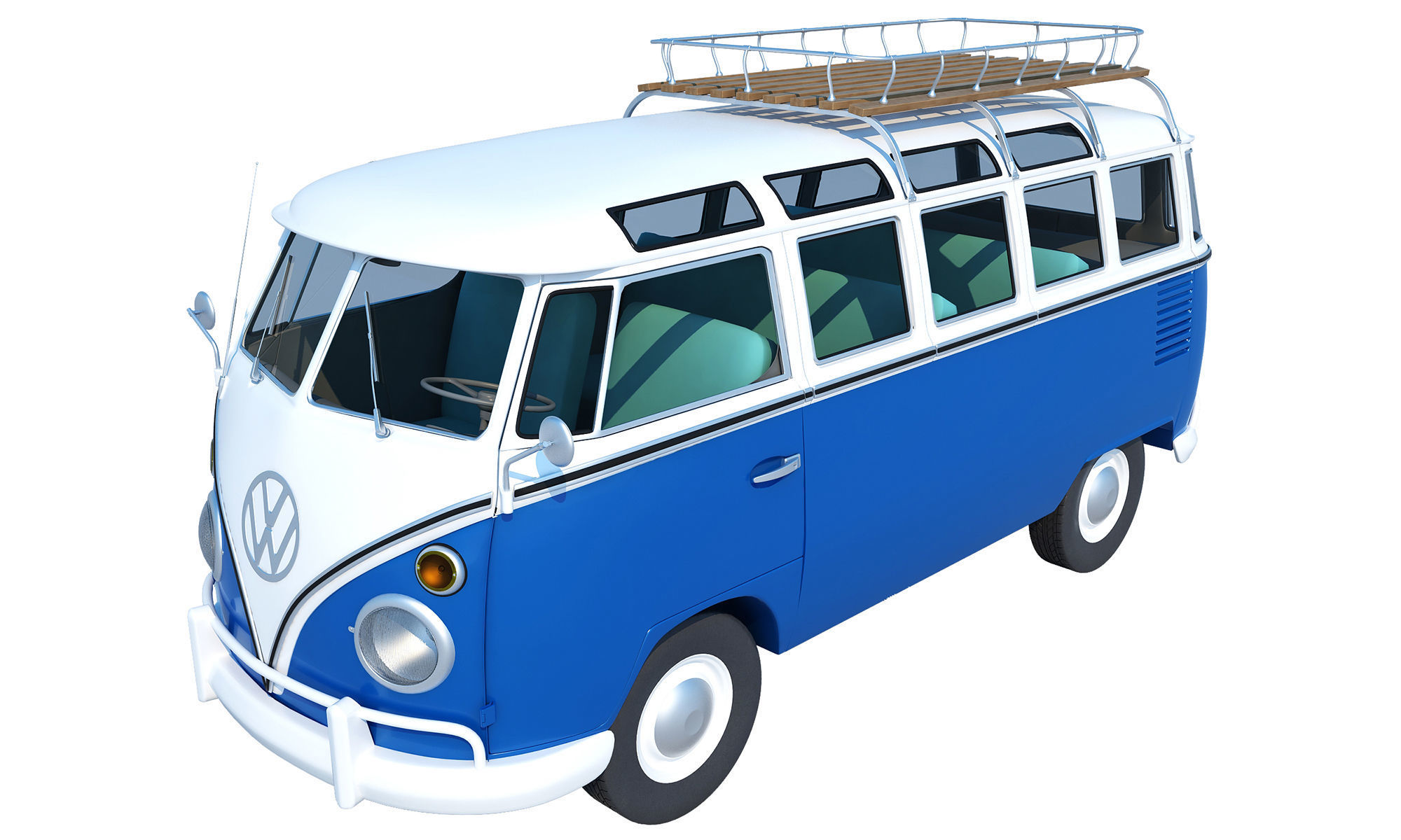 Volkswagen Camping Bus 3D model_2