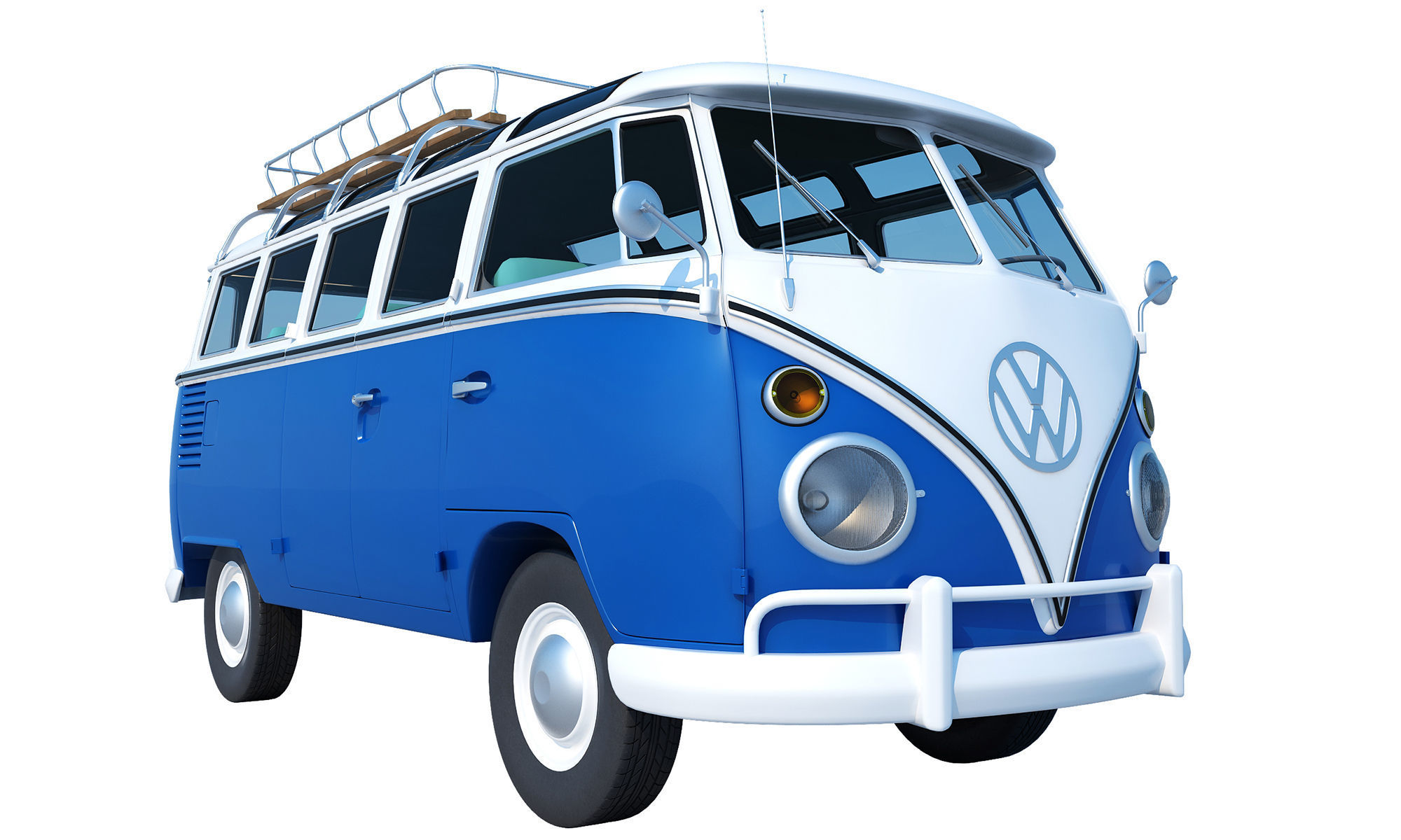 Volkswagen Camping Bus 3D model_3