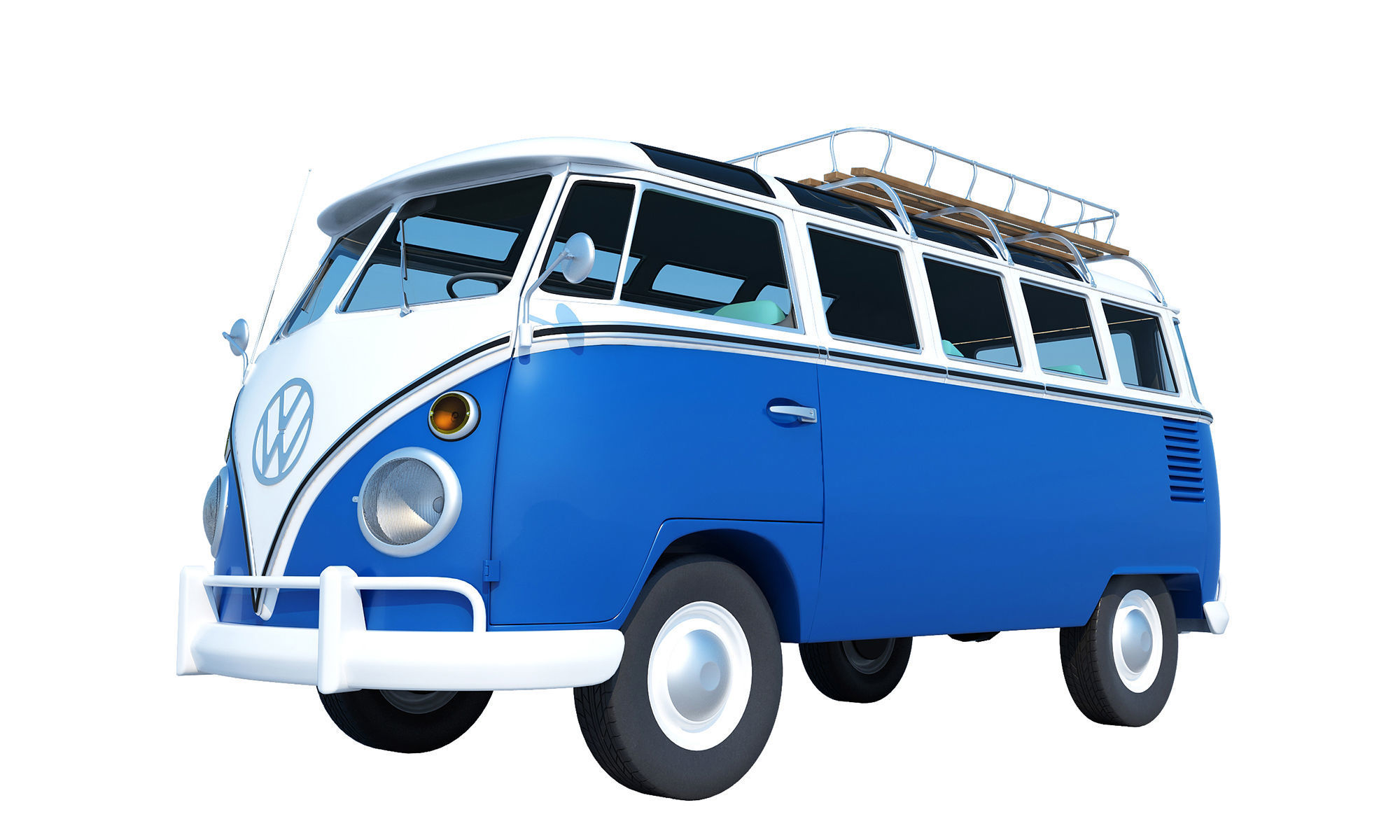 Volkswagen Camping Bus 3D model_1