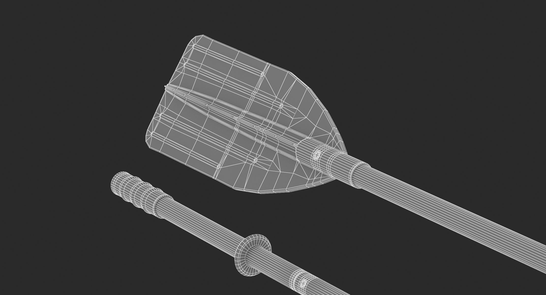 Intex Boat and Kayak Oars Series 3D model_17