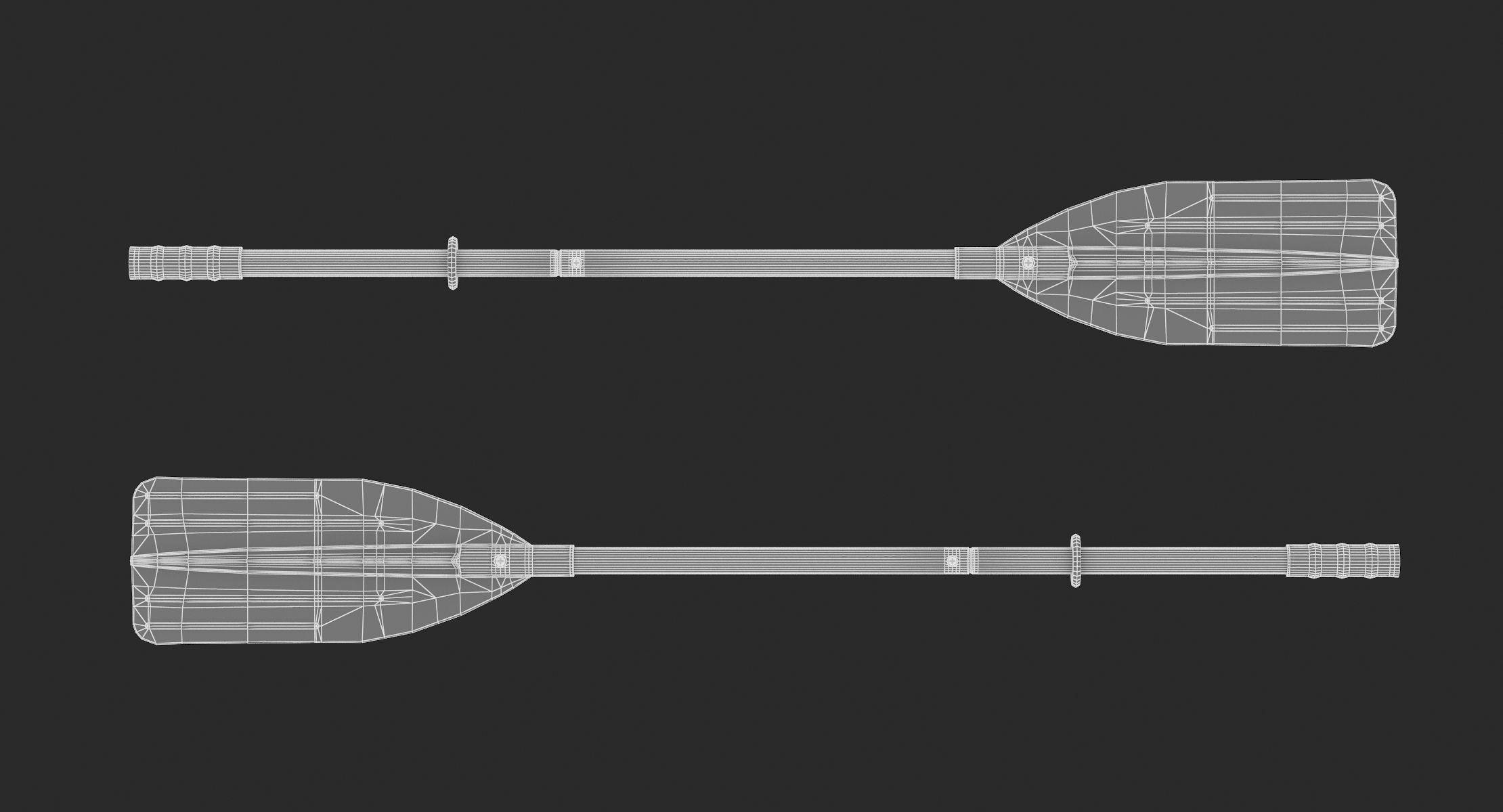 Intex Boat and Kayak Oars Series 3D model_10