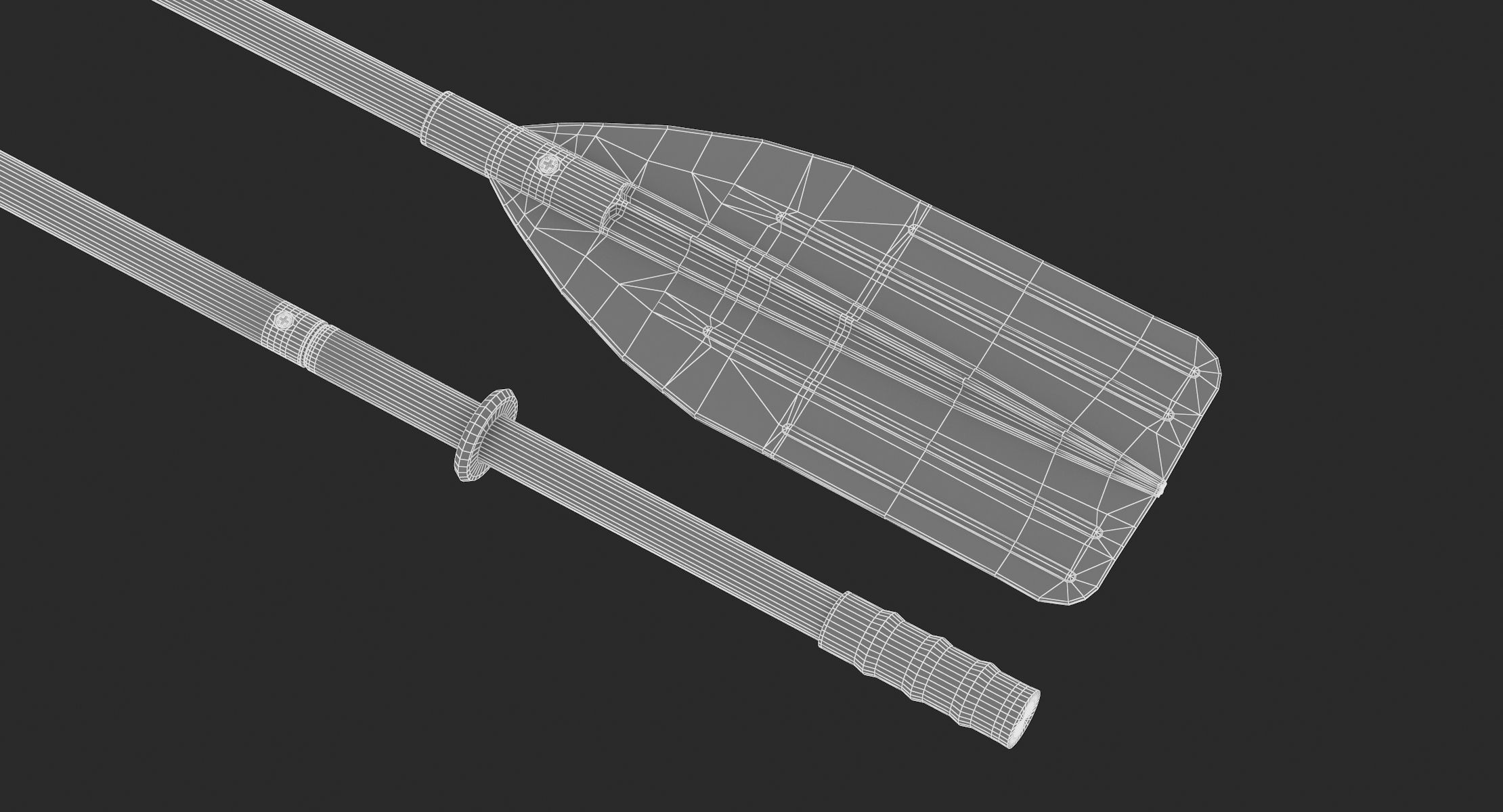 Intex Boat and Kayak Oars Series 3D model_16