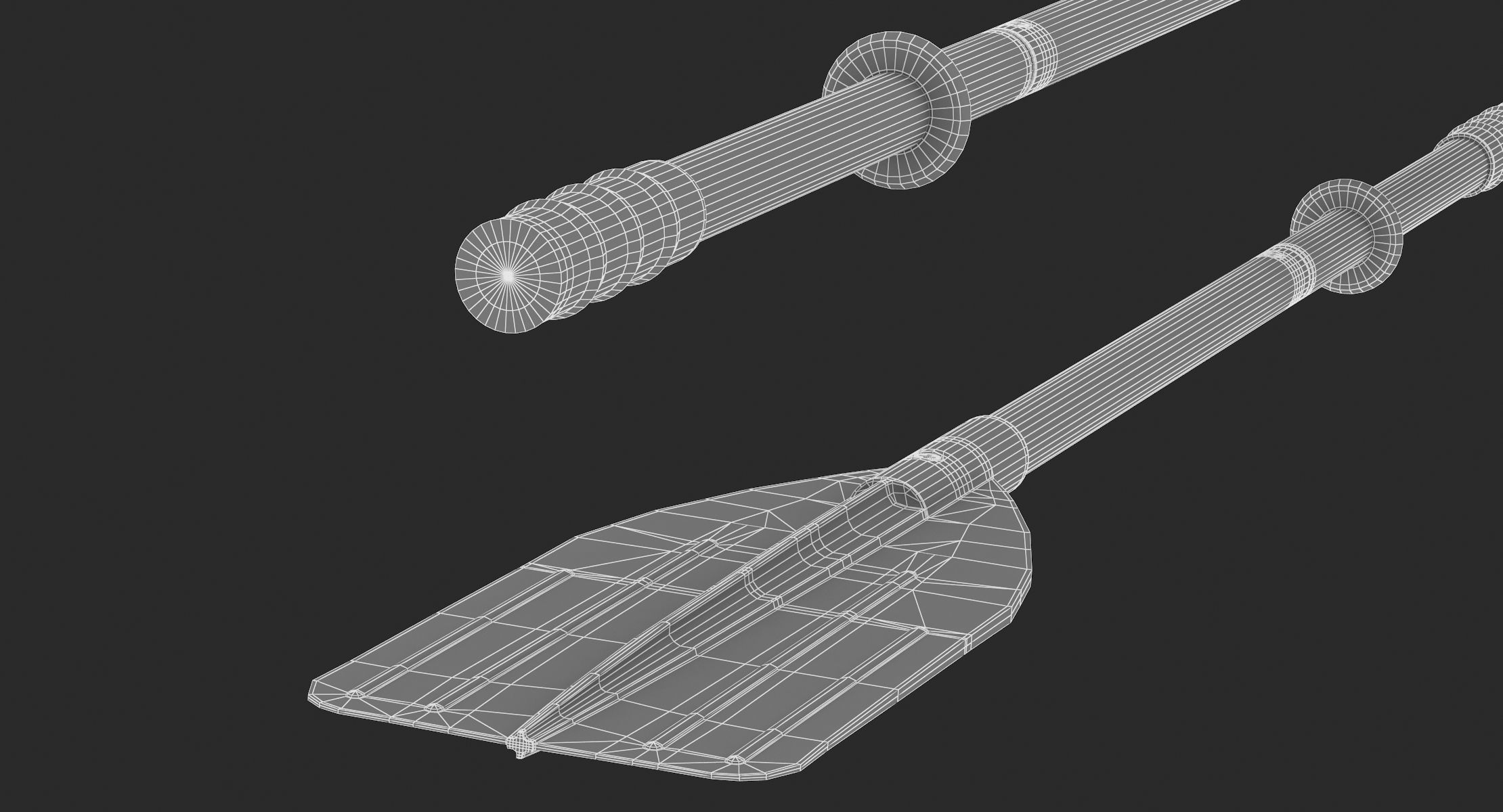 Intex Boat and Kayak Oars Series 3D model_19
